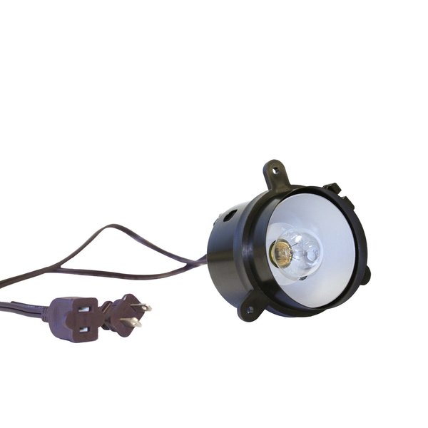 Csh Black Furniture Incandescent Can Light with 2 ft. Male and Female Leads LE.F103-05